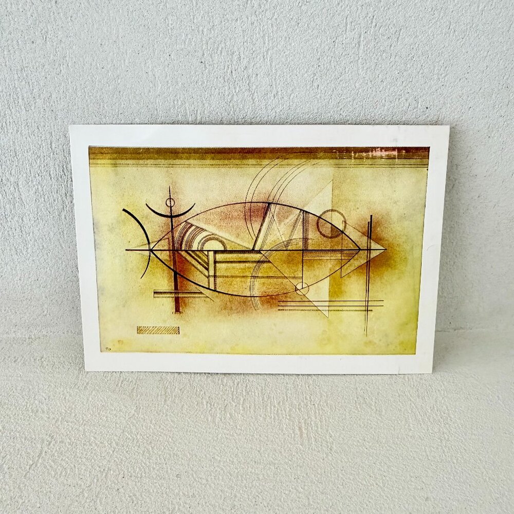 Wassily Kandinsky Fish Form Post Card